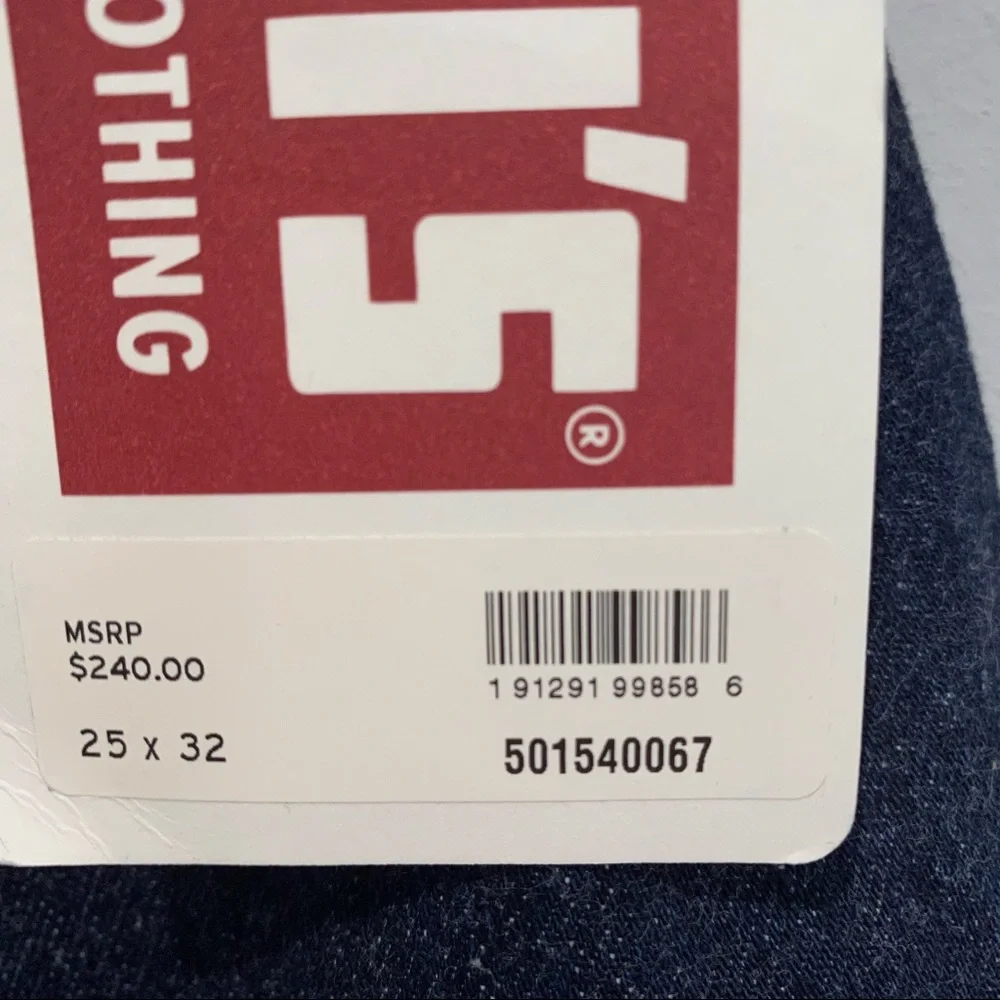 NEW Levi’s 501Z XX Big E Selvedge Jeans 25 X 32 - Picture 12 of 16